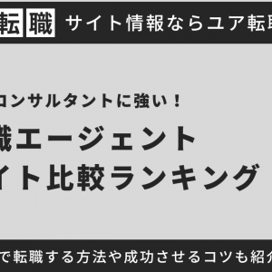 【20代向け】ITコンサルタントに強いおすすめの転職サイト・エージェント8選！未経験者におすすめのサービスも徹底比較